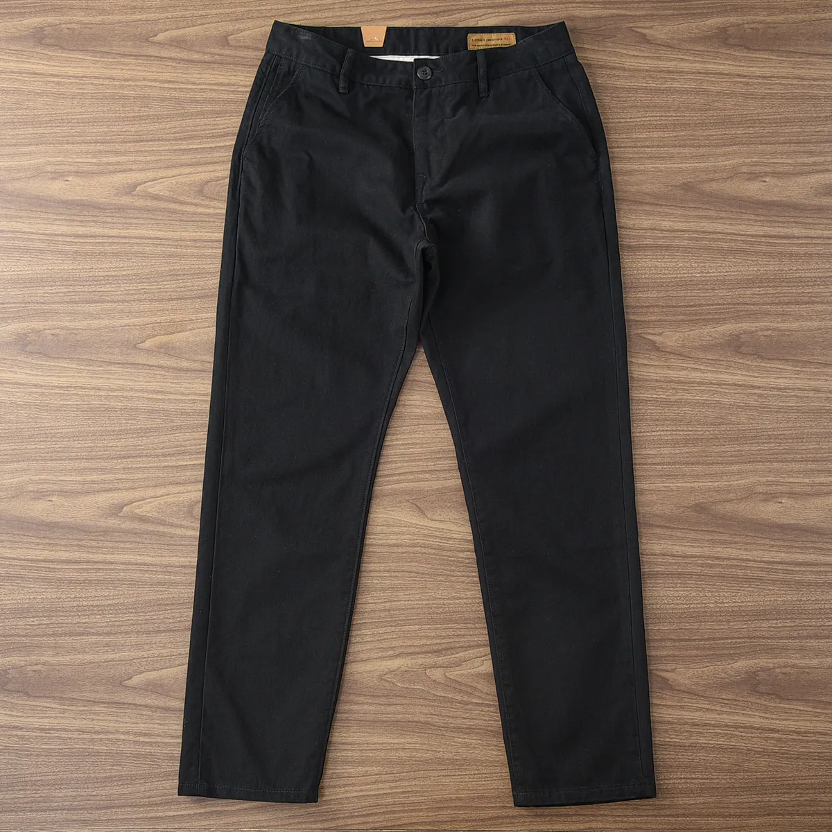 ✪ Retro - 100% Cotton Woven Twill Casual Straight Taper Chino ✪
