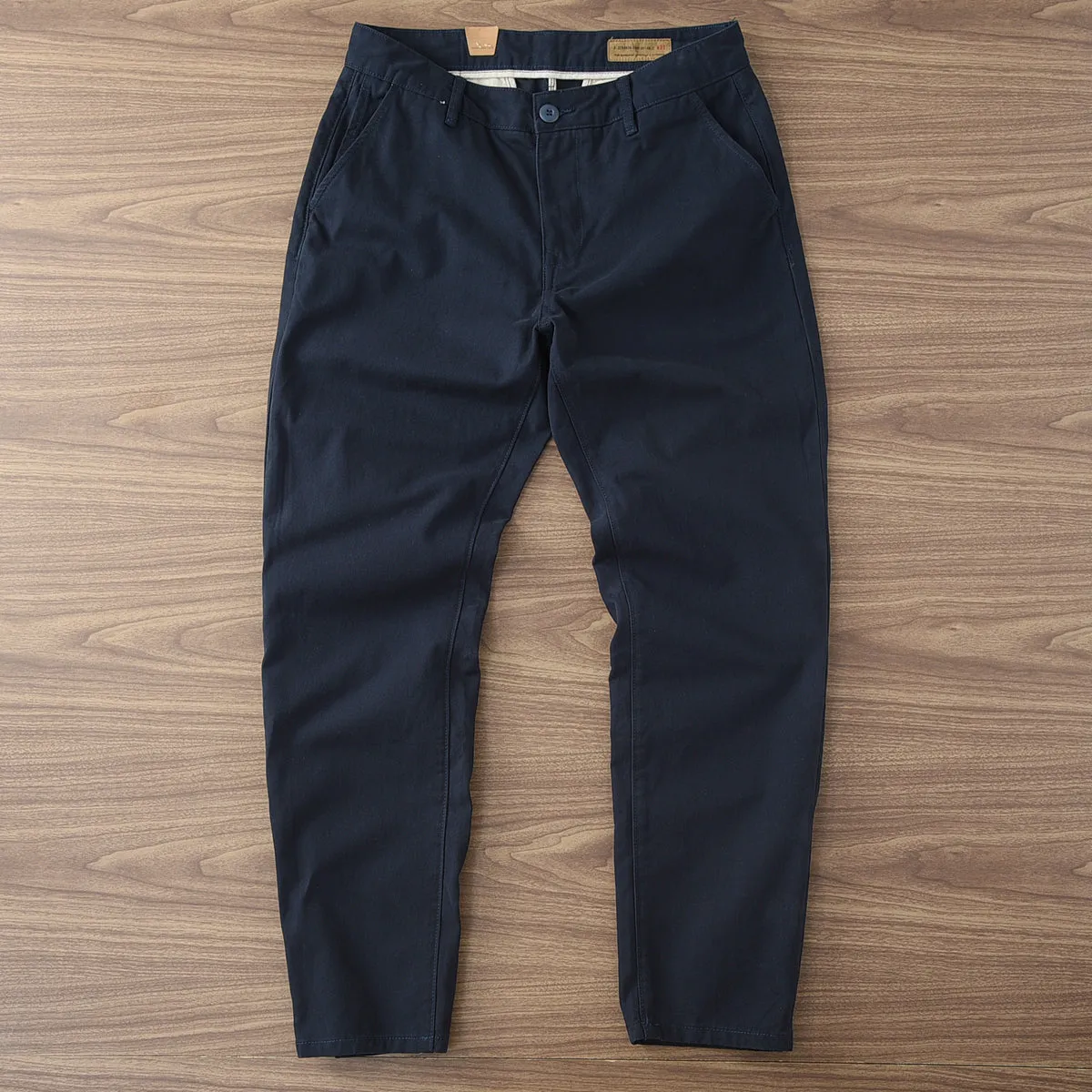 ✪ Retro - 100% Cotton Woven Twill Casual Straight Taper Chino ✪