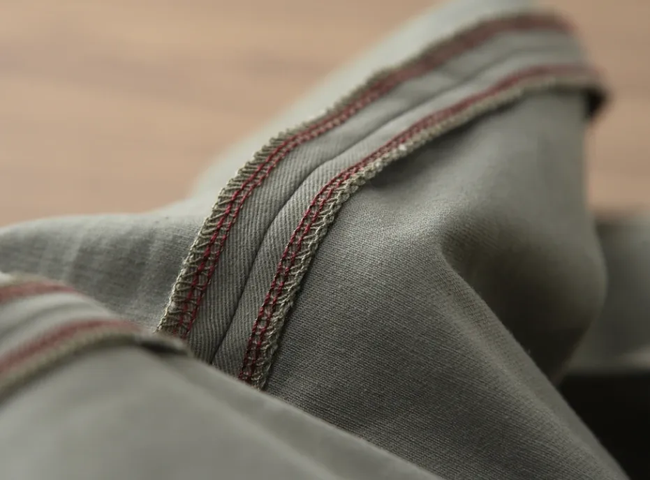 ✪ Retro - 100% Cotton Woven Twill Casual Straight Taper Chino ✪