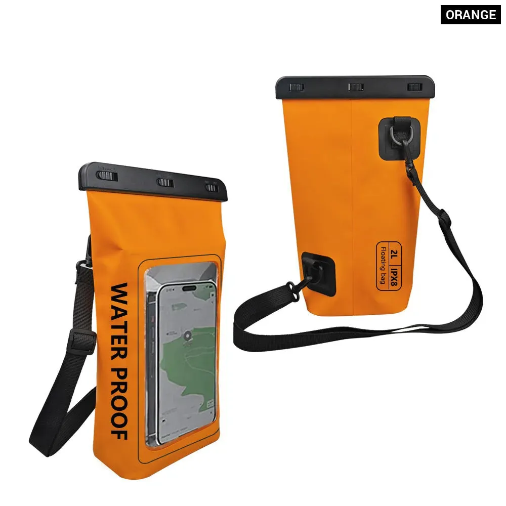 2l Waterproof Mobile Phone Bag for Outdoor Water Activities