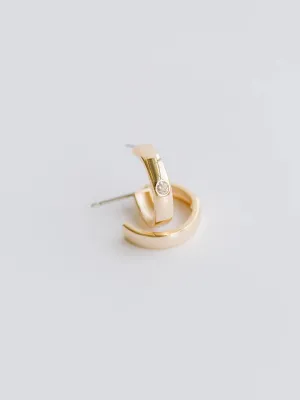 ADRIANNA GOLD HOOPS MICHELLE MCDOWELL