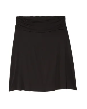 Adriatic Knee Length Skirt | Black