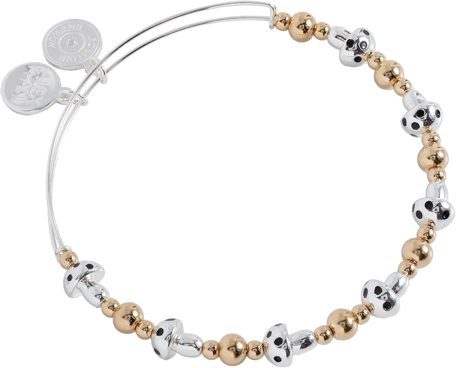 Alex and Ani Acorn Beaded Bangl