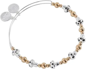 Alex and Ani Acorn Beaded Bangl