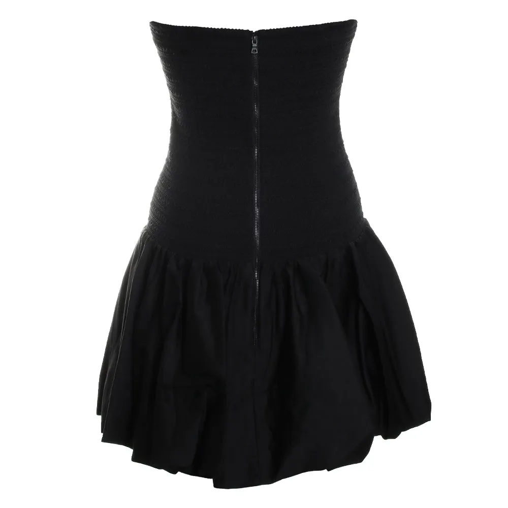 Arden Dutch Strap Drop Waist Bubble Mini Dress