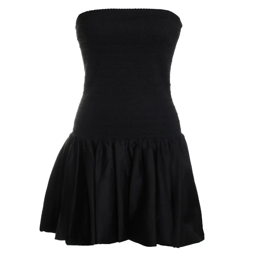 Arden Dutch Strap Drop Waist Bubble Mini Dress