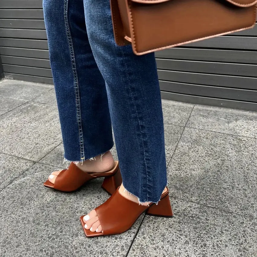 Arese Leather Heels