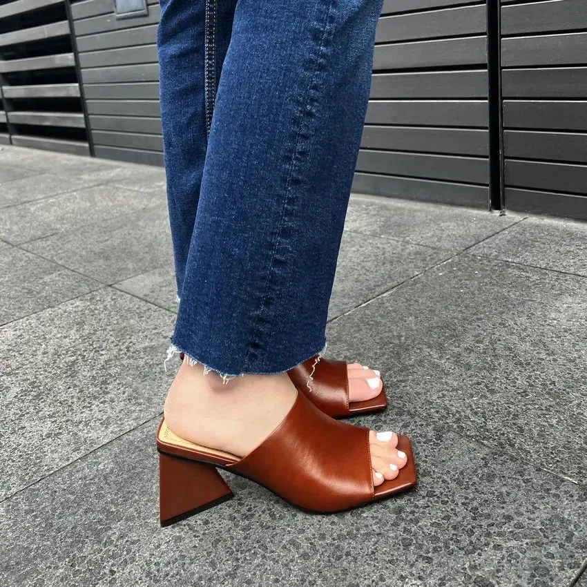 Arese Leather Heels
