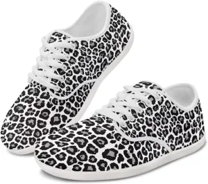 Barefoot Workout Shoes Women Comfortable Lace-Up Shoes Light Minimalist Wide Walking Shoes for Work US 6-13.5 White Sole