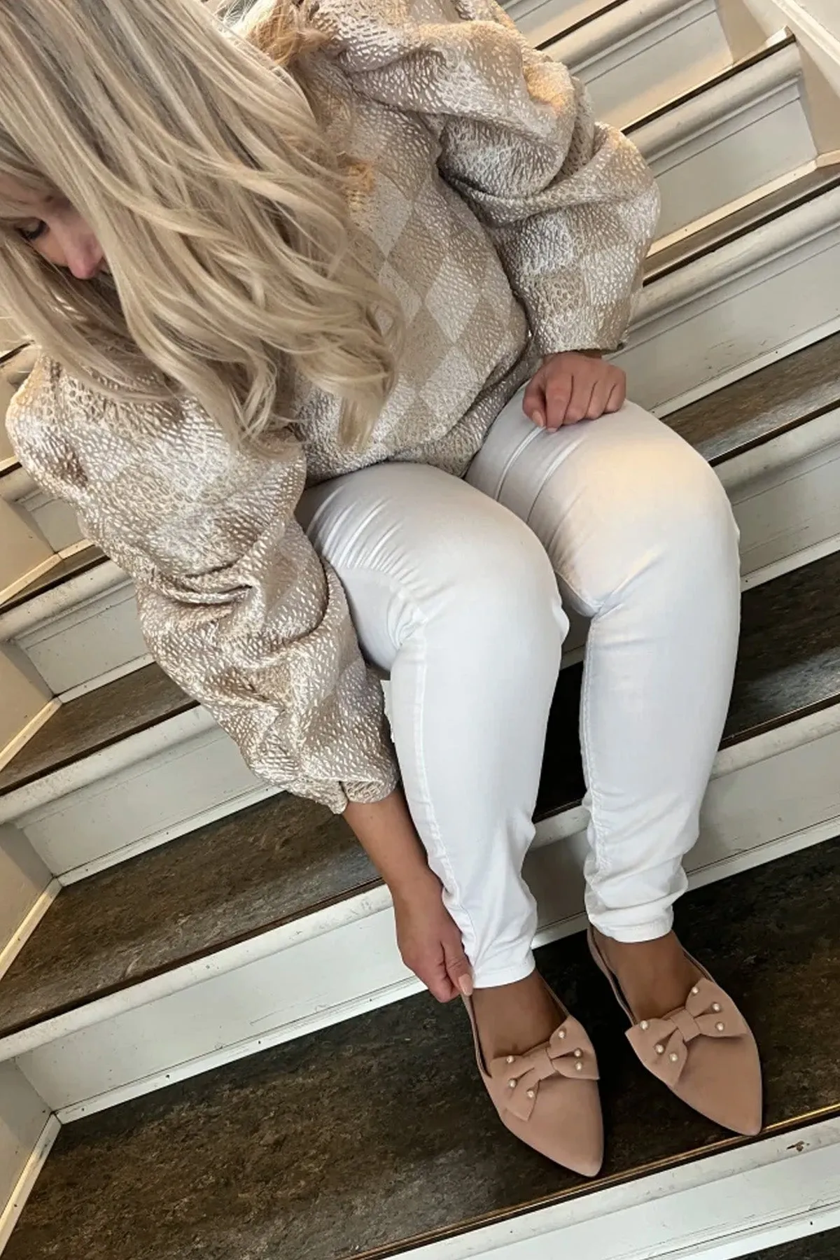 Be Good Pearls | Beige | Loafer fra Copenhagen Shoes