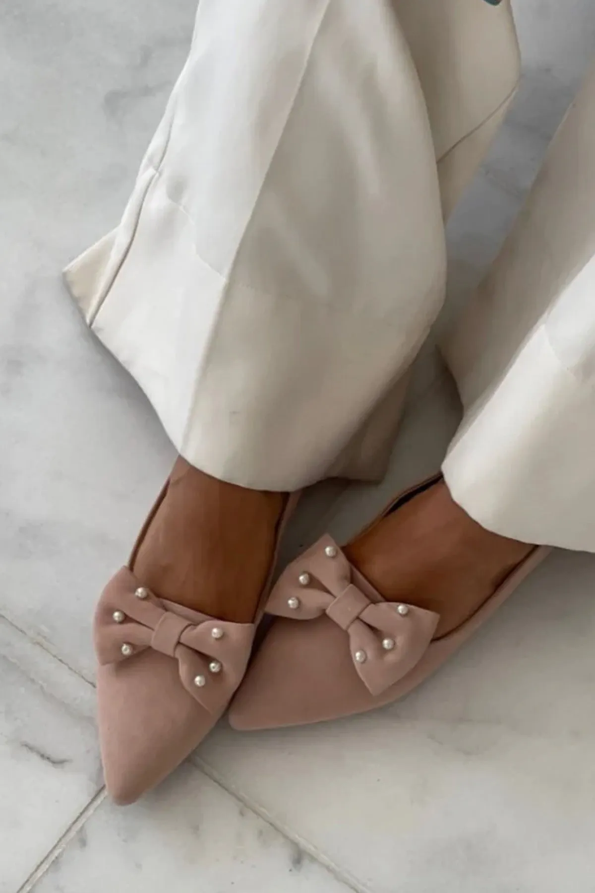 Be Good Pearls | Beige | Loafer fra Copenhagen Shoes