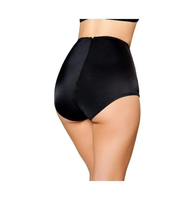 Black High-Waist Shorts