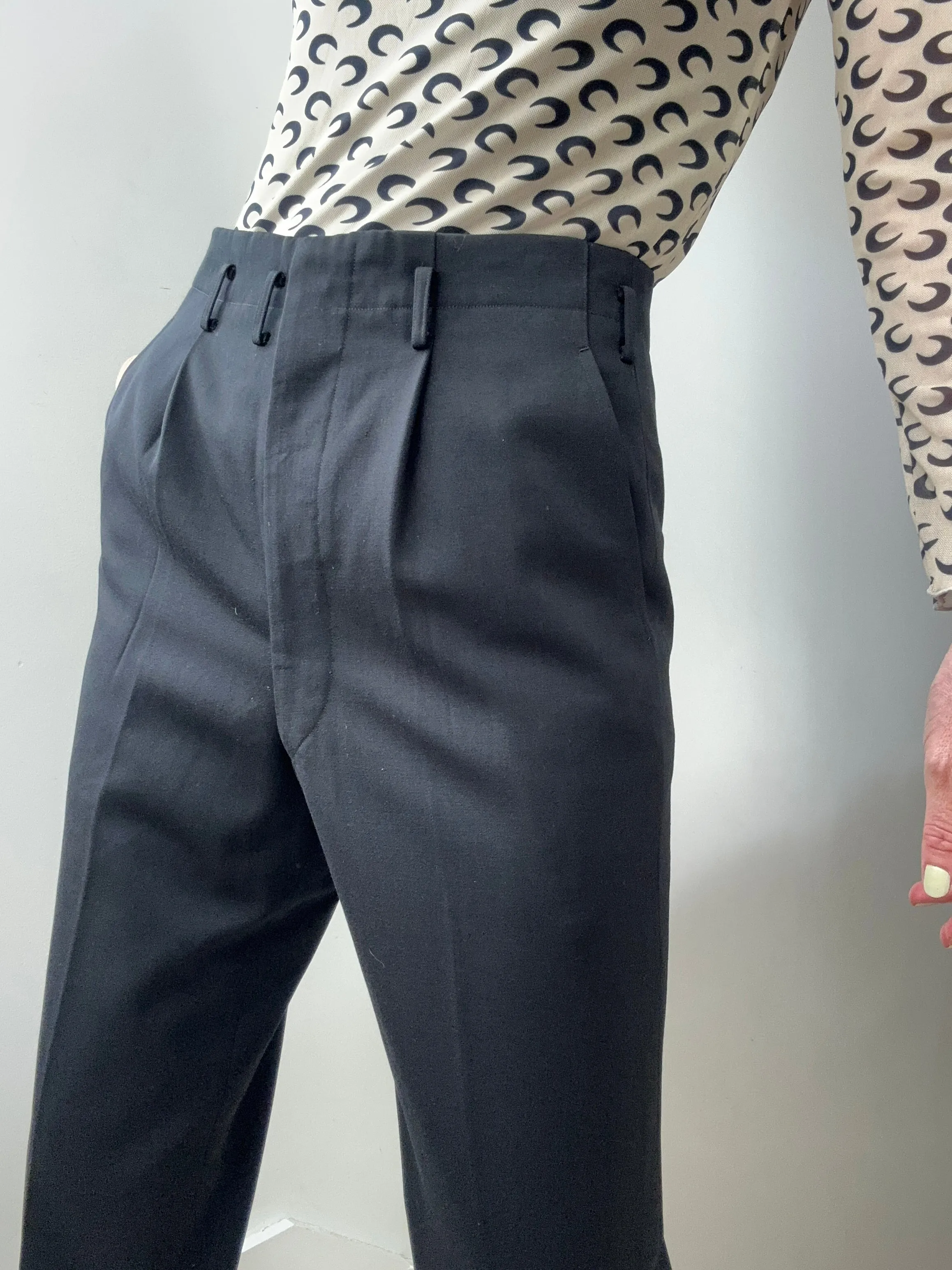 Black Vintage Pants Small
