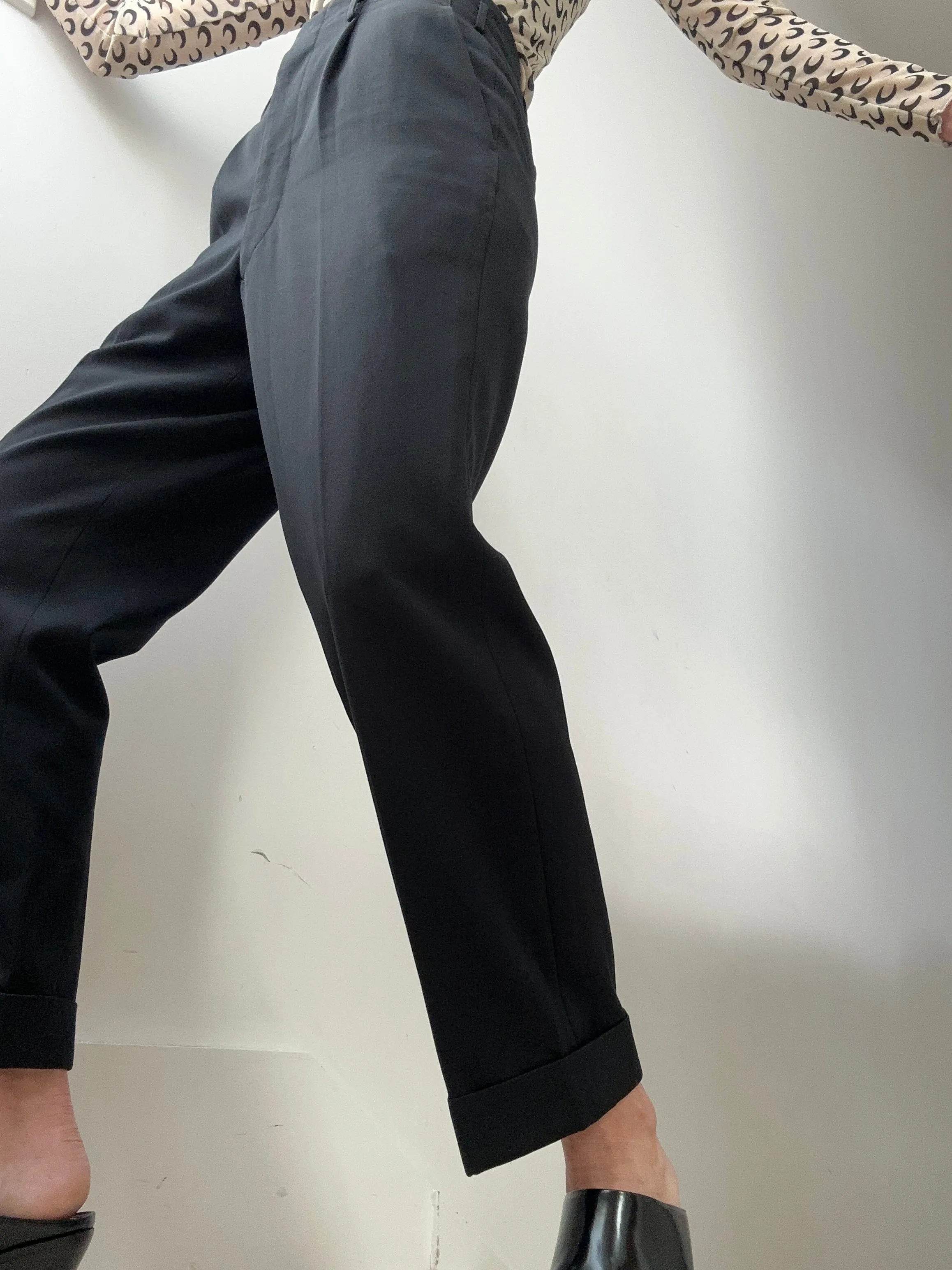 Black Vintage Pants Small