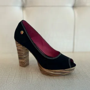 Chanii B "Bebe" Black - Platform Pump
