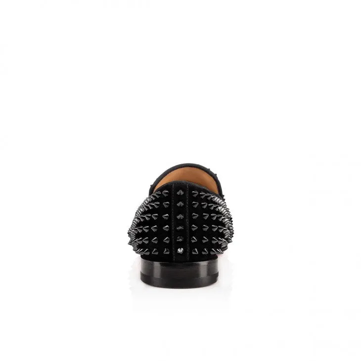 Christian Louboutin Black Dandelion Spikes Loafers