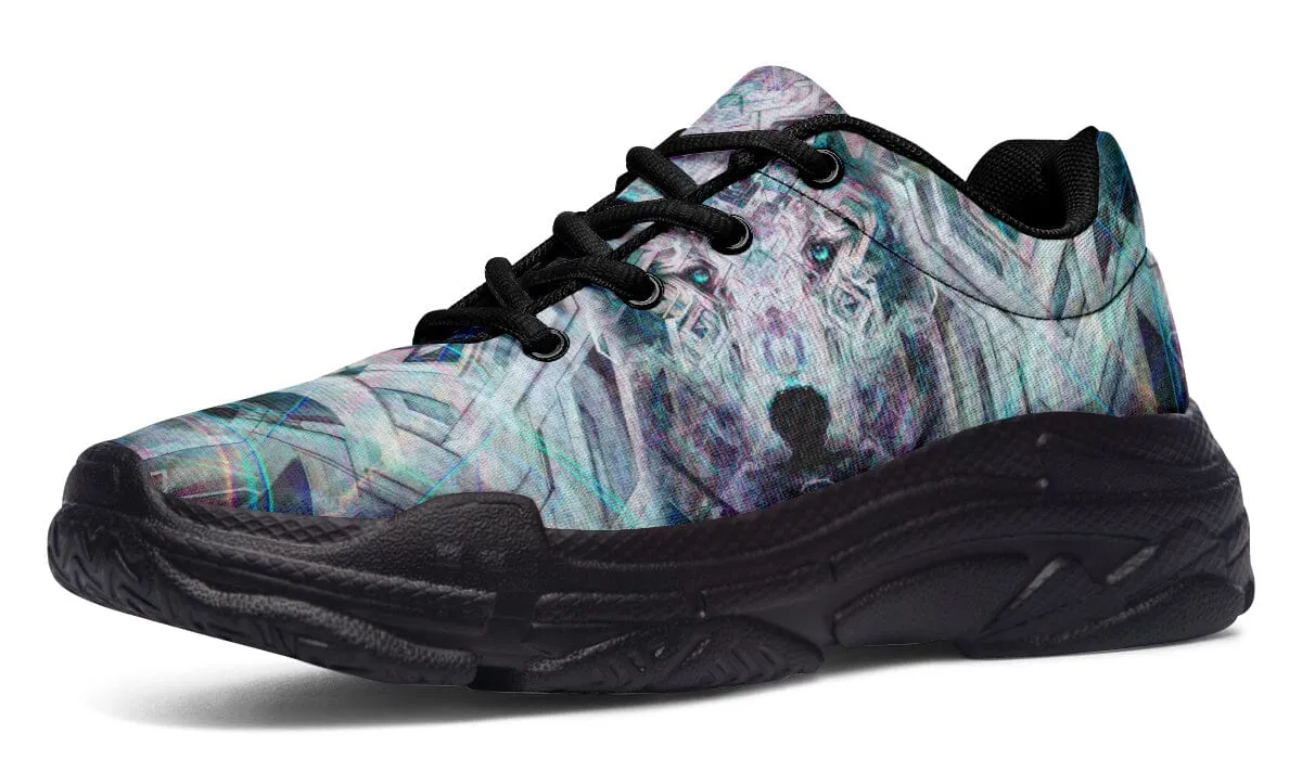 Crystal Wolf Chunky Shoes