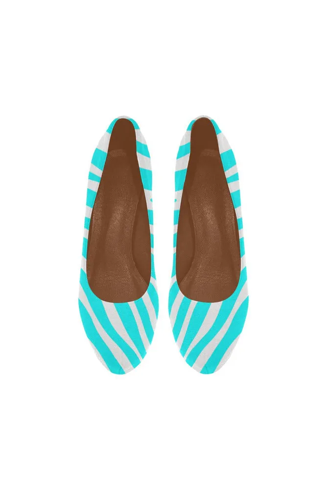 cyan pump 4 heels Women's High Heels (Model 044)