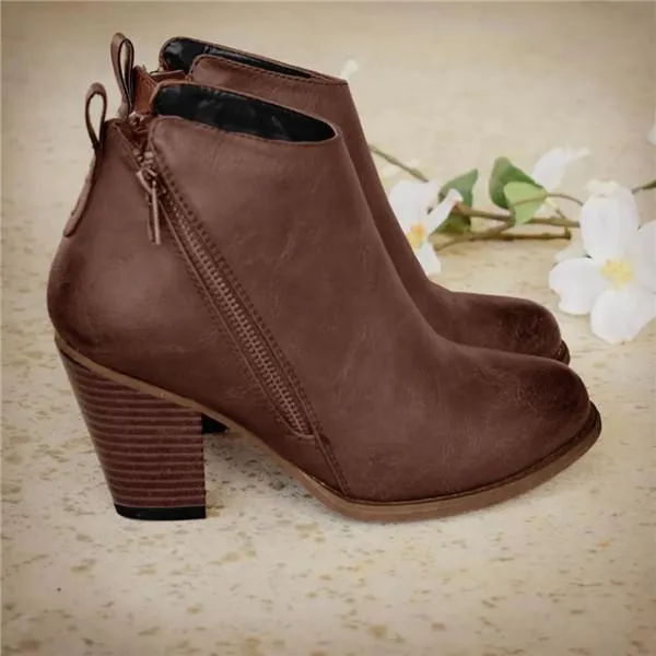 daily fashion mid heel boots