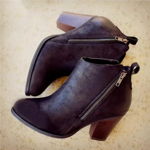 daily fashion mid heel boots