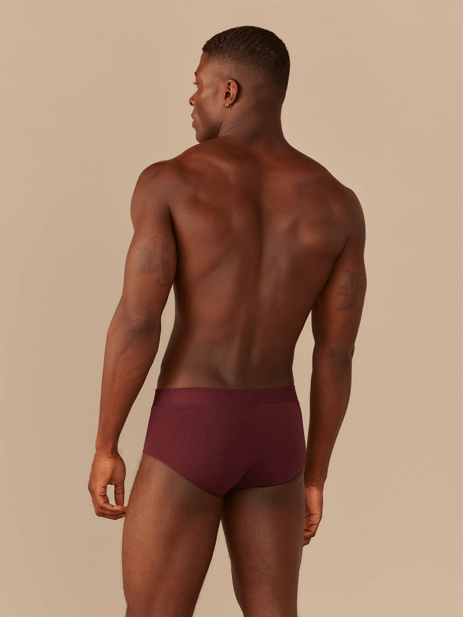 FeelFree Hip Brief | Heather Wine