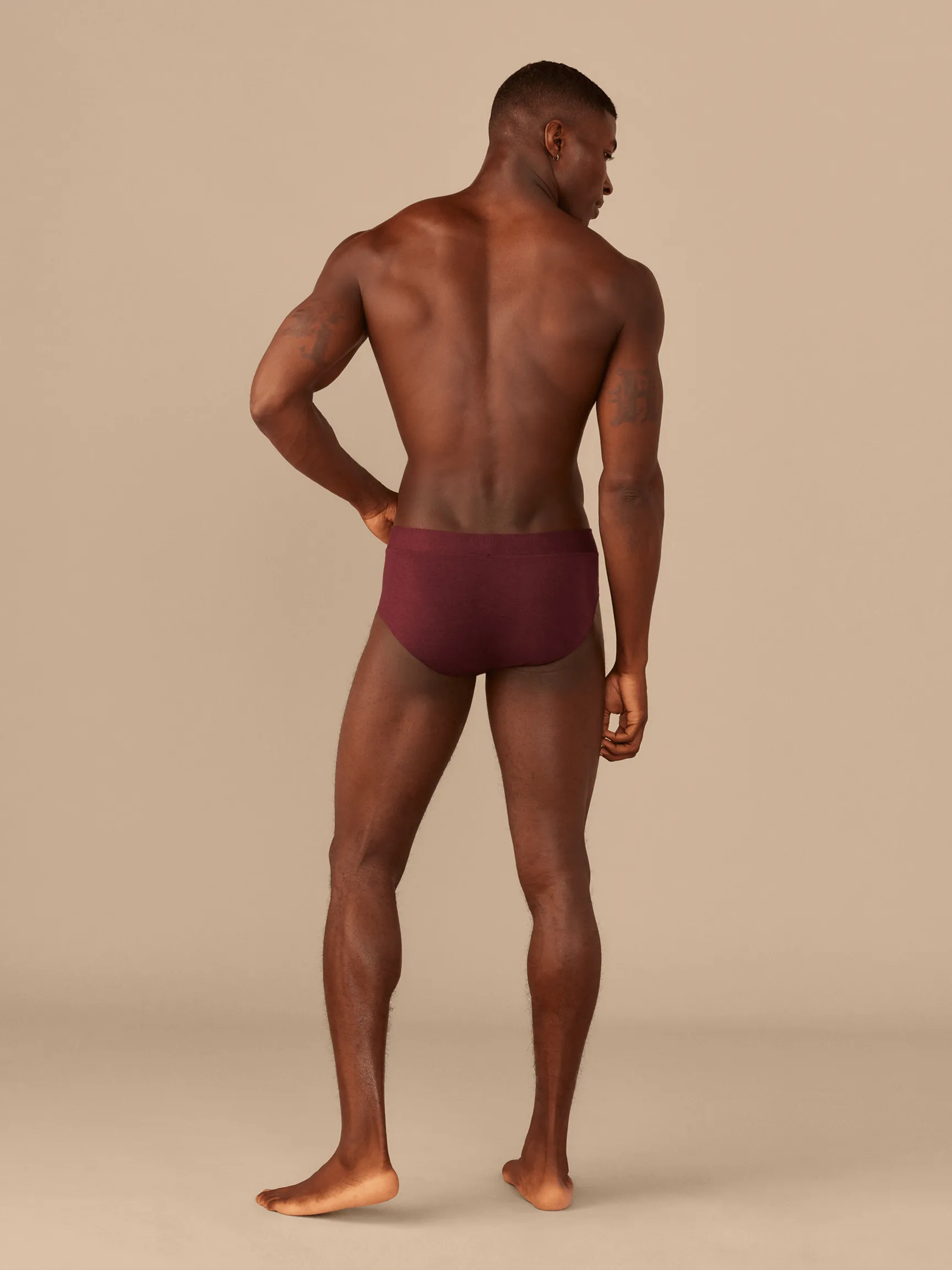 FeelFree Hip Brief | Heather Wine