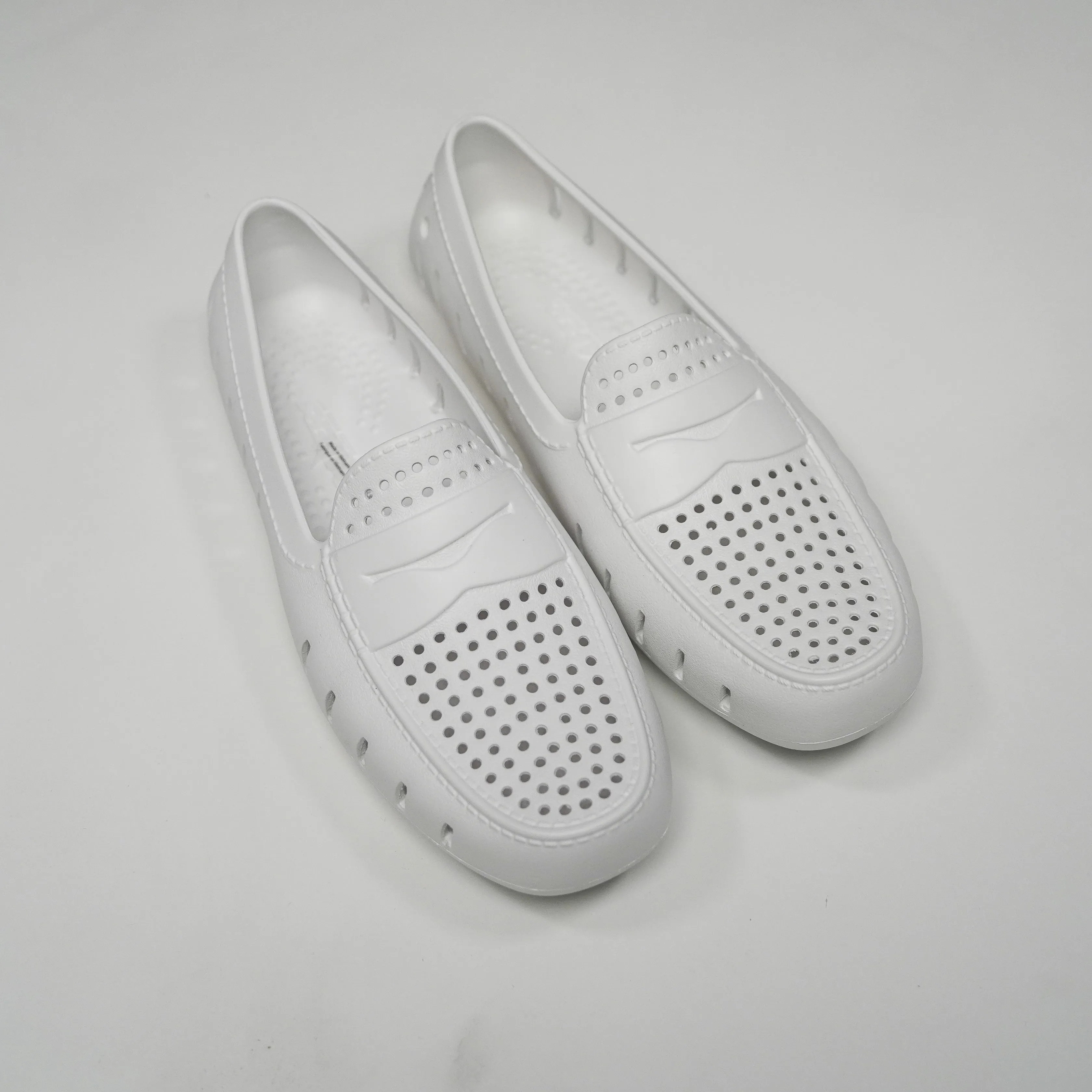 Floafers | Men's Country Club Driver | Bright White/ Harbor Mist