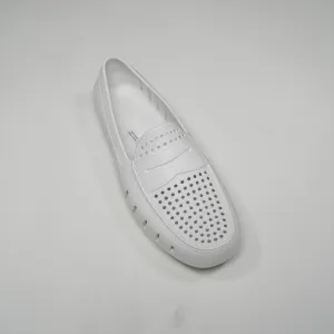 Floafers | Men's Country Club Driver | Bright White/ Harbor Mist