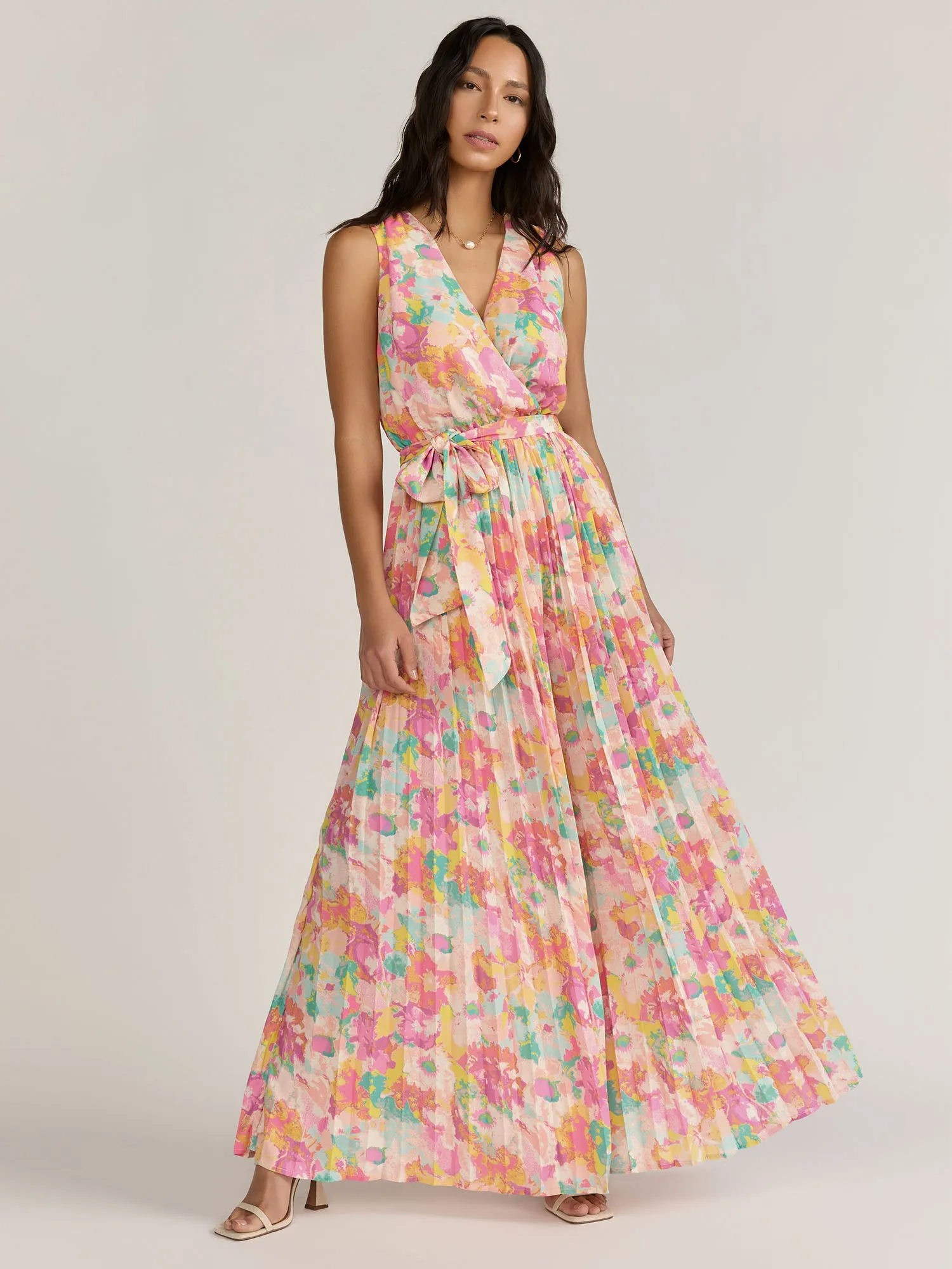 Flying Tomato Belted Floral Wide Leg Jumpsuit - Brands We Love