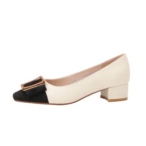 FY Zoe Low Heel Pumps