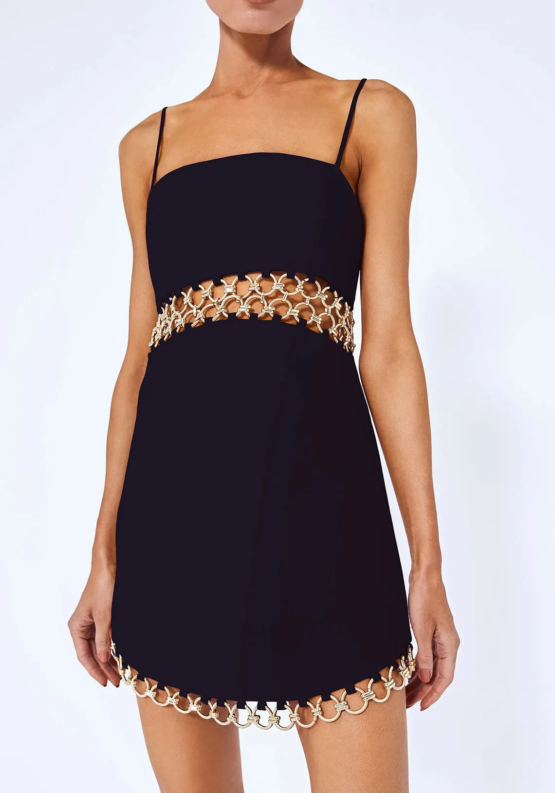 GAUDY DRESS BLACK