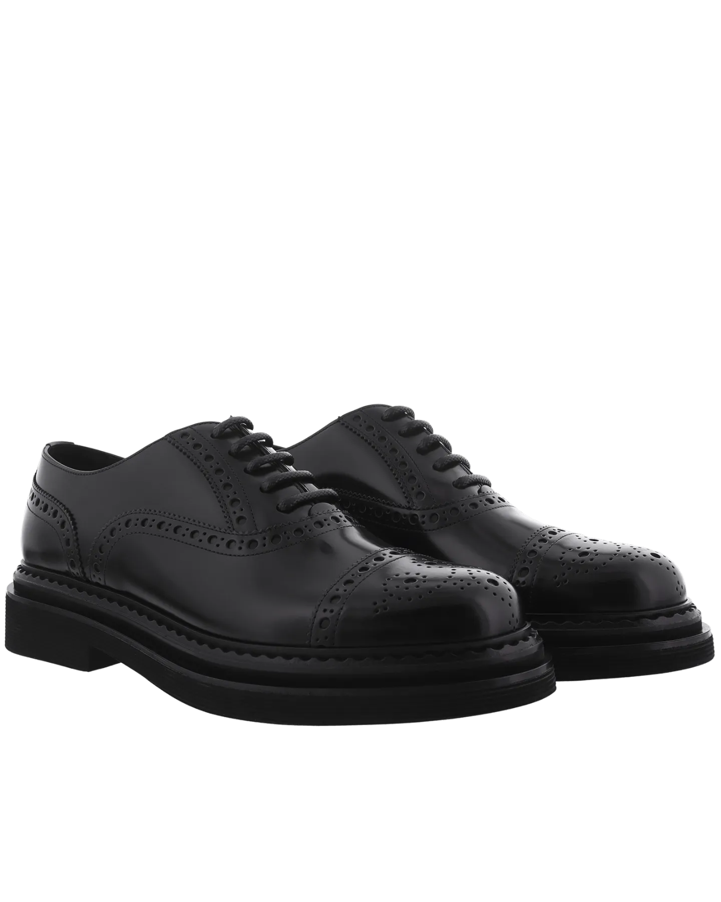 Heren Brushed Oxfords Zwart