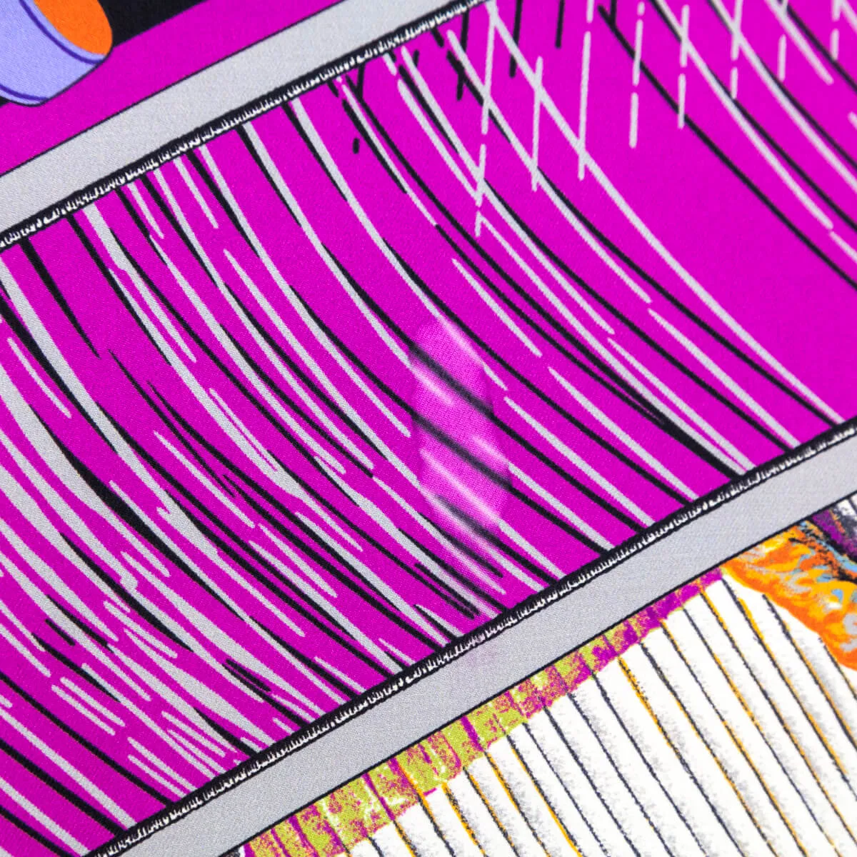 Hermes Multicolor Silk Carre en Carres Maxi Twilly