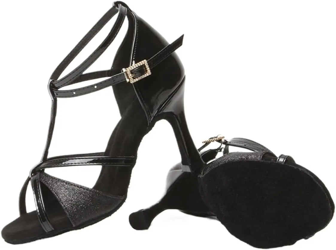 High Heels Women's Latin Dance Shoes Soft Flip-Flops for Ballroom, Tango, and Salsa Dancing