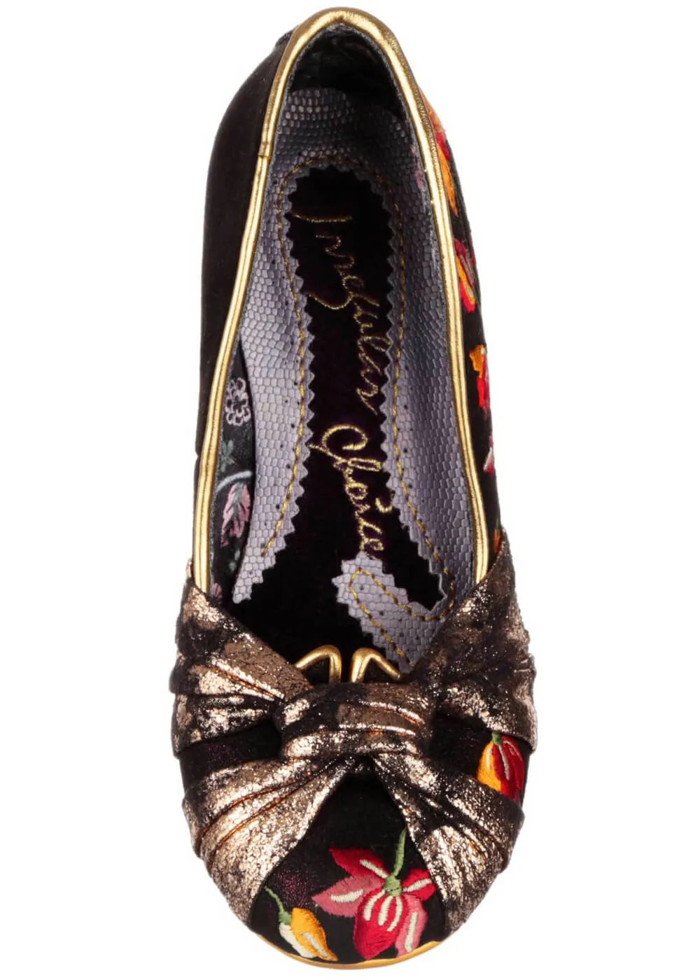Irregular Choice Orchiding Me Pumps Bordeaux Red