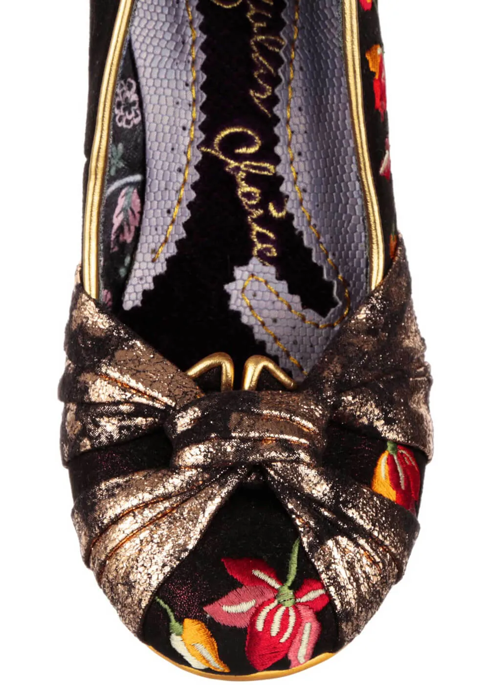 Irregular Choice Orchiding Me Pumps Bordeaux Red