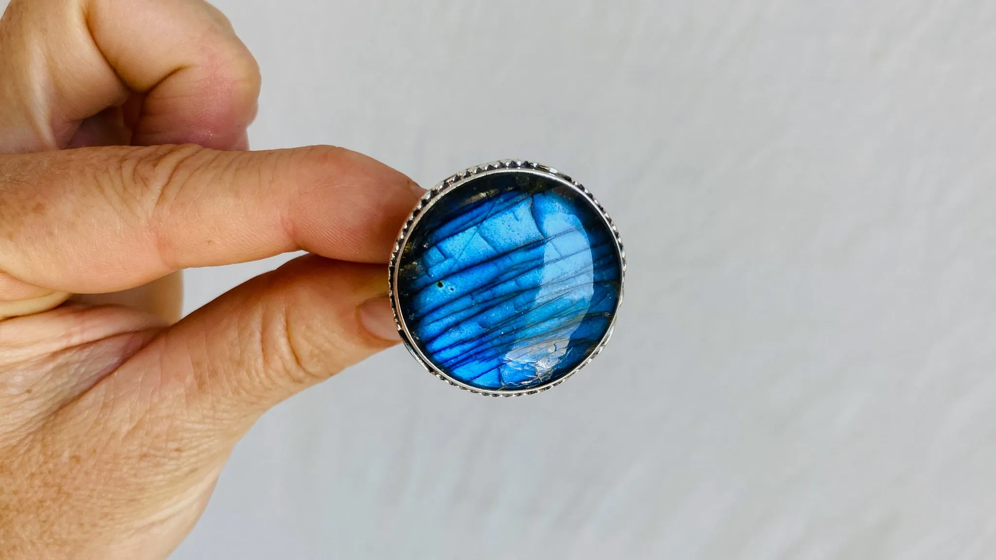 Labradorite Ring. Size 7