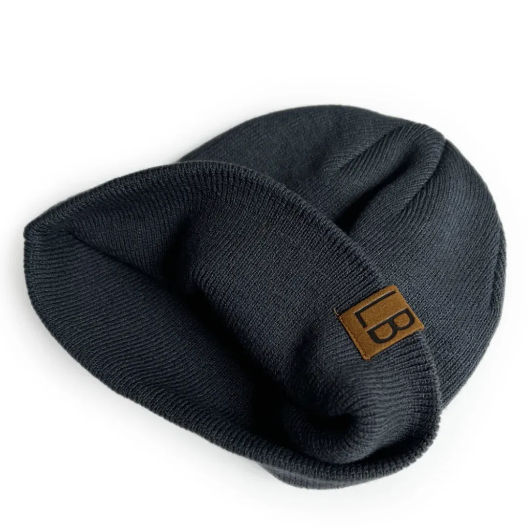 Little Bipsy - Knit Beanie in Navy (L)