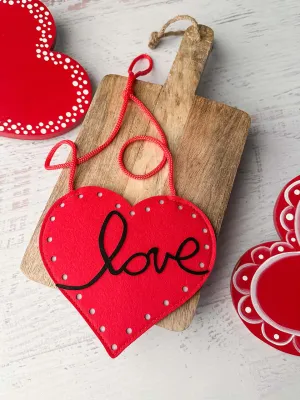 Love Red Heart Novelty Crossbody Purse