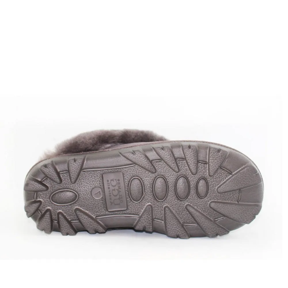 Luxy Wool Scuff - Grey