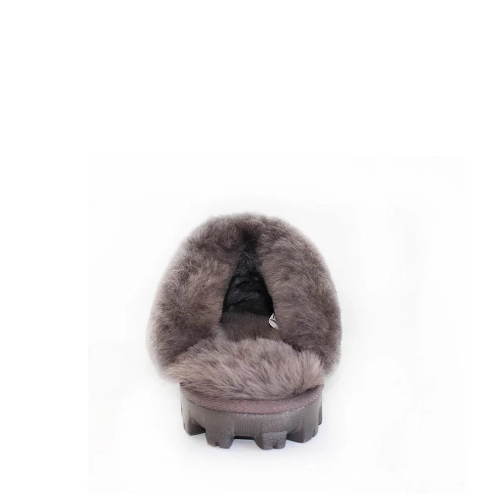 Luxy Wool Scuff - Grey