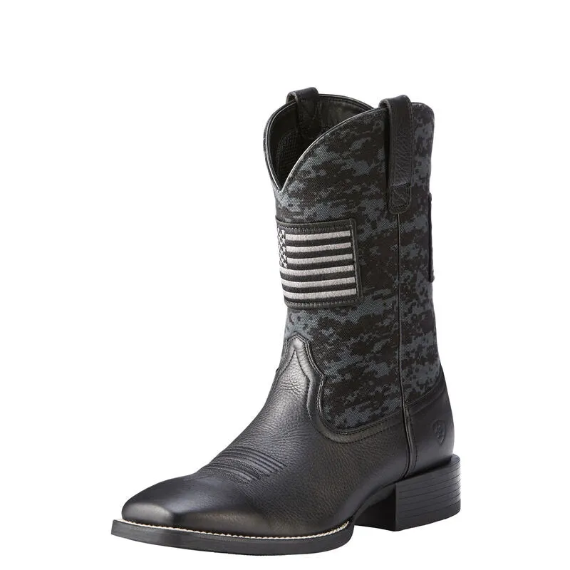 Mens Sport Patriot Blk Dee