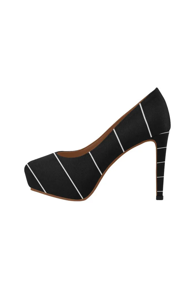 Micro Stripe Women's High Heels