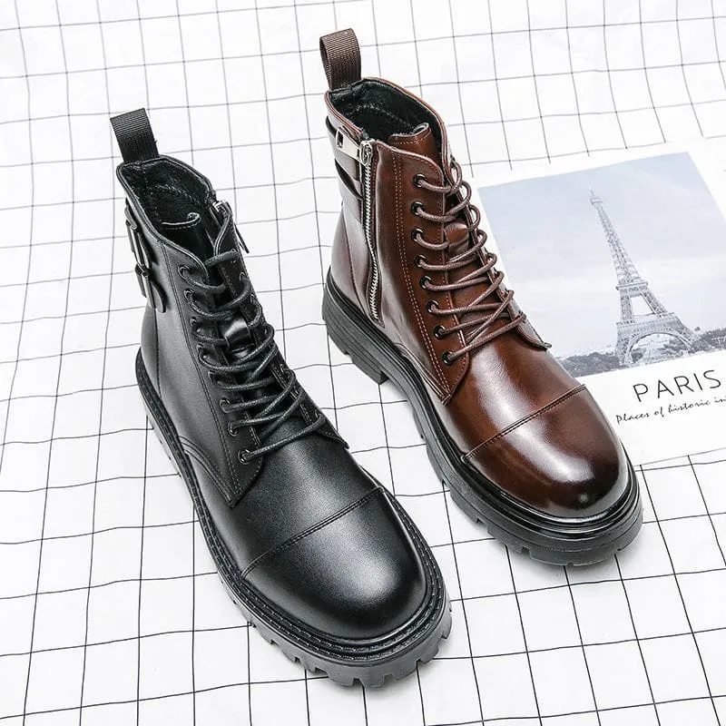 Mid-top Round Head Chelsea Men's Boots for Every Occasion