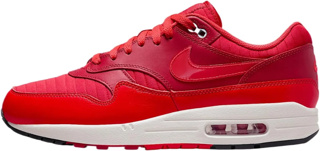 Nike Air Max 1 Men's Shoes (HQ3607-687, Gym Red/University Red/Light Crimson/Sail) Size 12