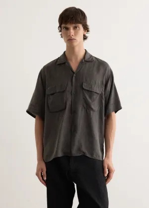 Open Collared Short Sleeve Shirt