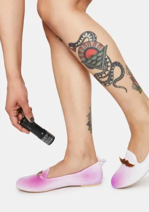 Pink Color Changing Flyh Wing Flats
