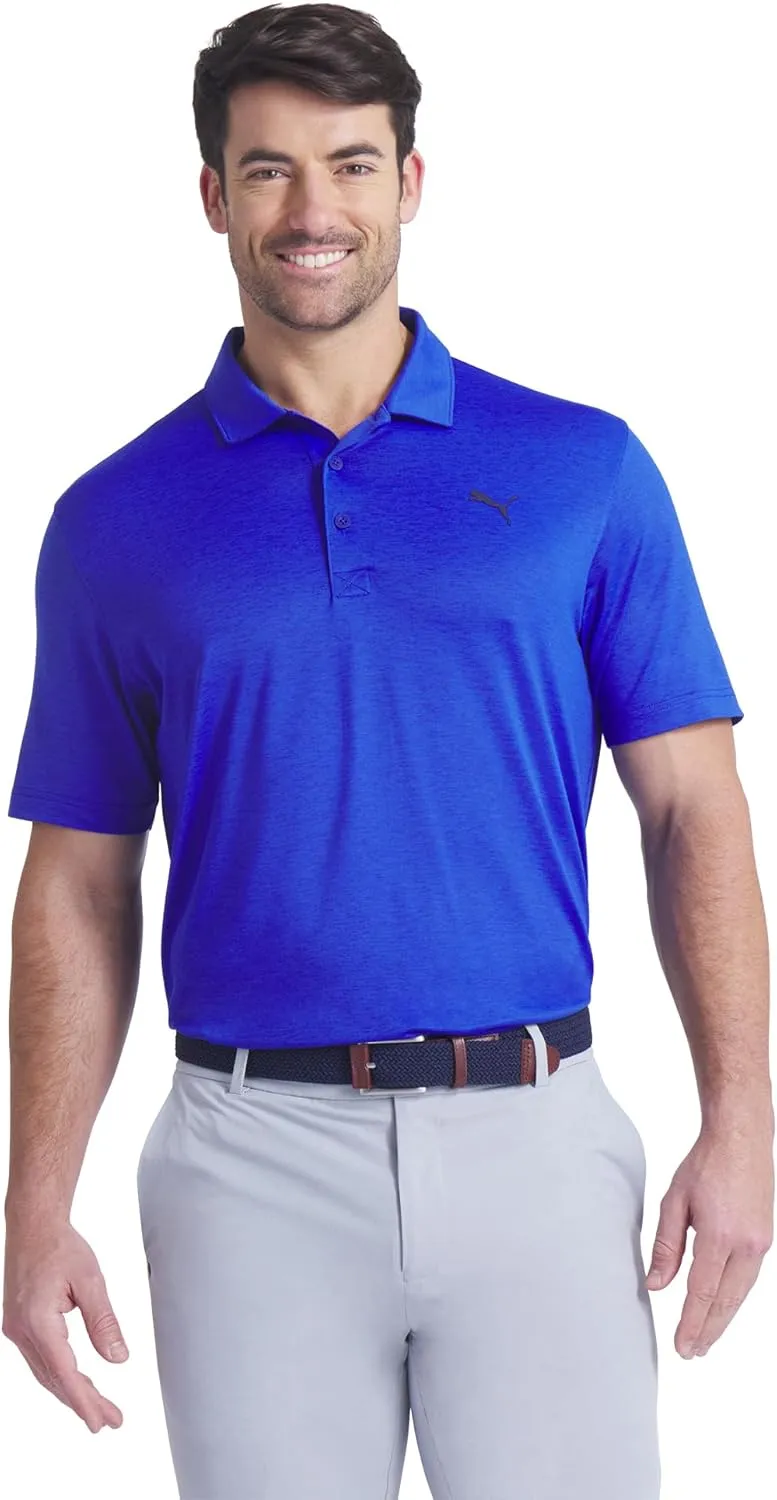 PUMA Men's Icon Heather Polo 2.0
