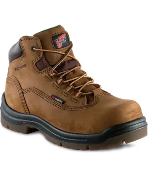 Red Wing Women’s 5-inch Waterproof Composite Toe Work Boots - Hazelnut Tramper Leather