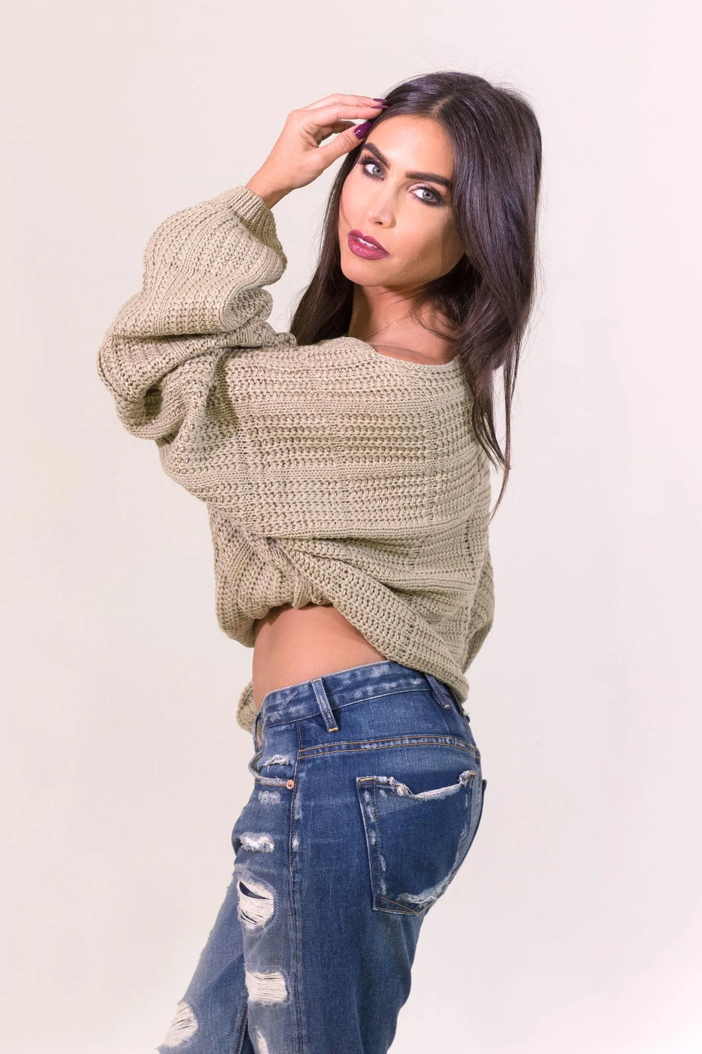 Rehab Baggy Hobo Sweater